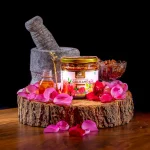 Premium Natural Rose Honey Gulkand Pink Pushkar Roses