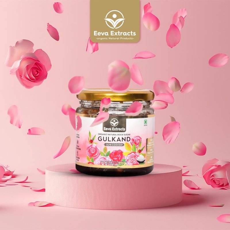 Handmade Gulkand with Natural Rock Sugar