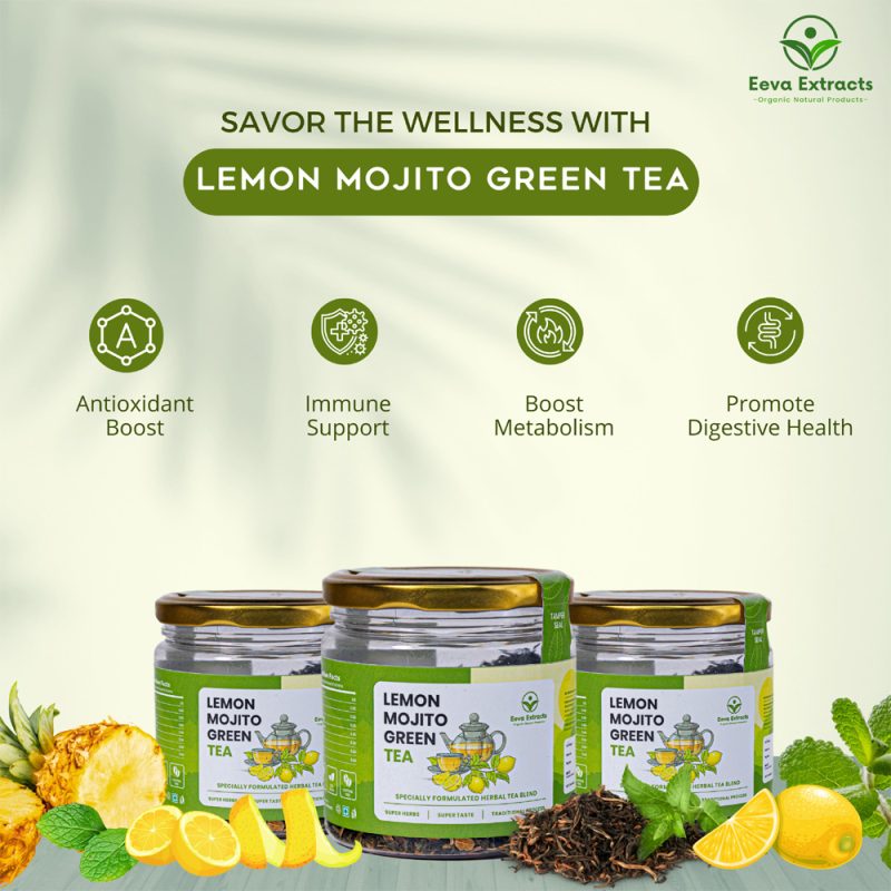 Lemon Mojito Tea Contains Assam Green